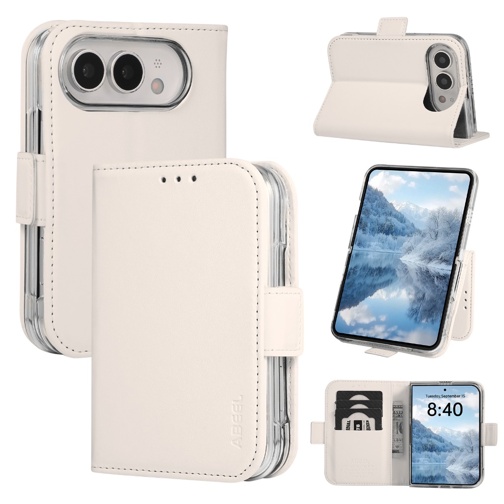 Leather Wallet Card Holder Phone Cover - RFID Blocking Card Holder Wallet Flip