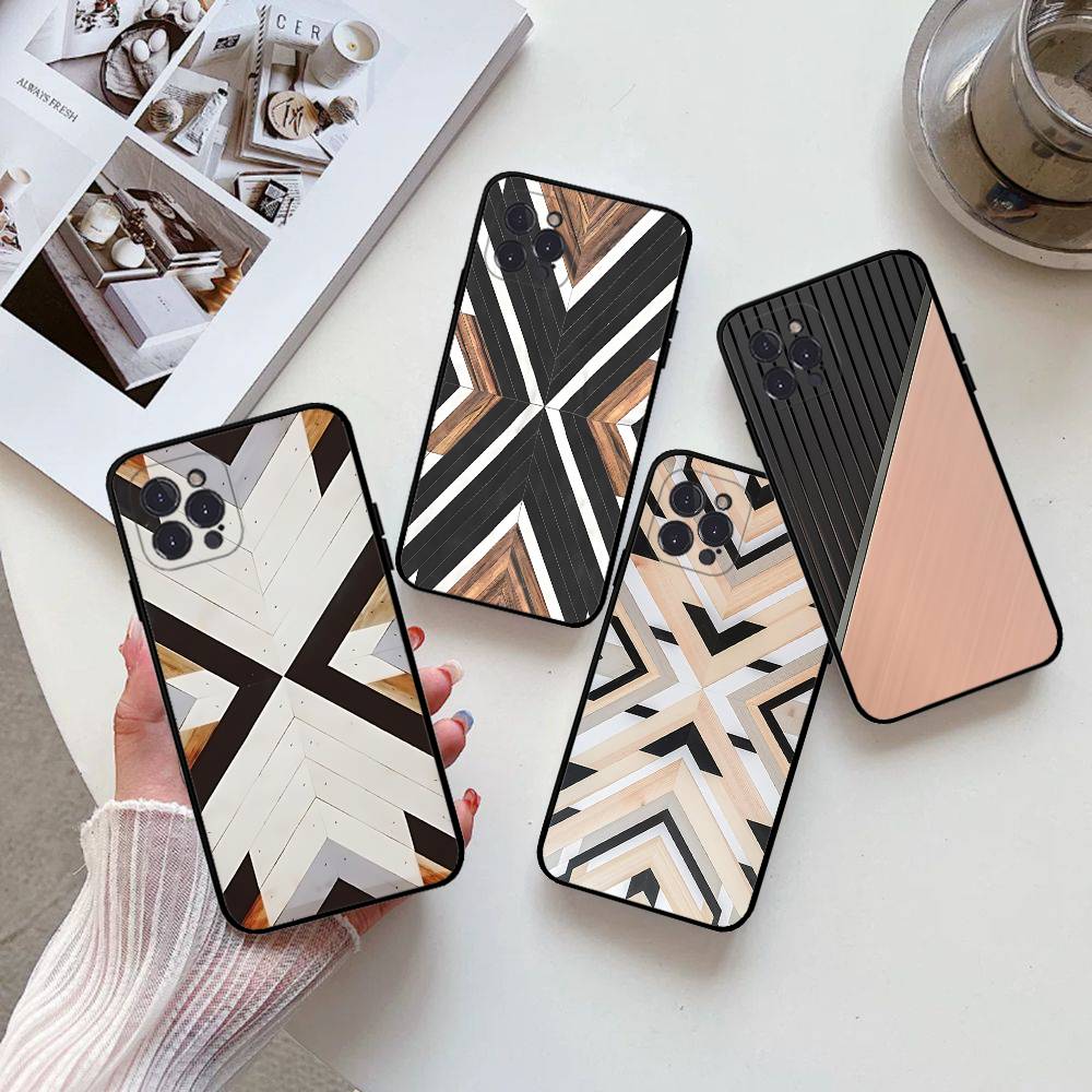 Vintage Wood Grain Geometry Pa - огляд і ціна Vintage Floral Pattern Soft Case