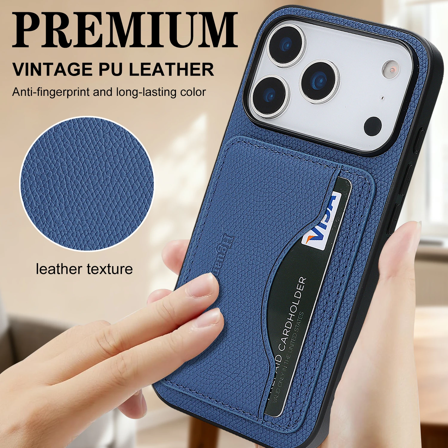 Leather Case Cards Bag Kicksta - огляд і ціна Leather Wallet Card Holder Phone Cover