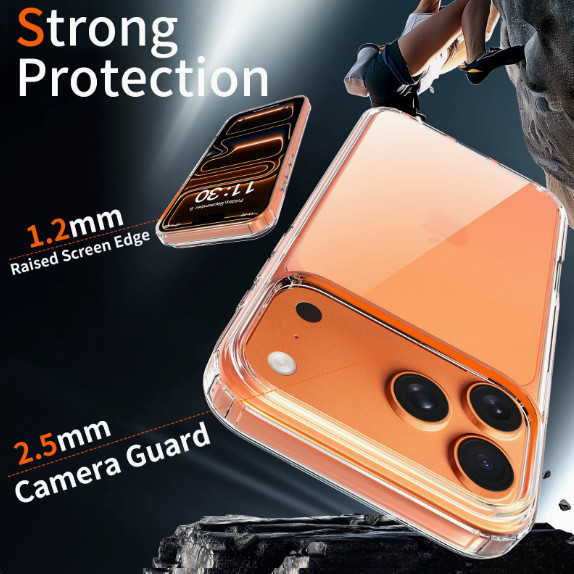 Air-Bag Shockproof Bumper Tran - огляд і ціна Clear Shockproof Bumper Case