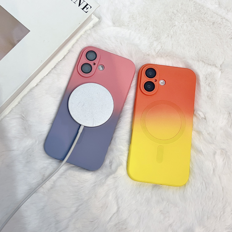Luxury Gradient Liquid Silicon - огляд і ціна Liquid Silicone Magnetic Phone Case