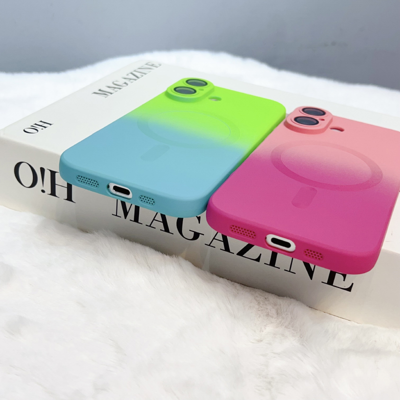 Luxury Gradient Liquid Silicon - огляд і ціна Liquid Silicone Magnetic Phone Case