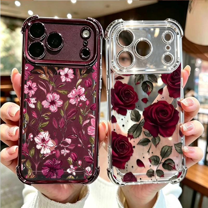 Vintage Red Floral Flowers Pat - огляд і ціна Vintage Floral Pattern Soft Case