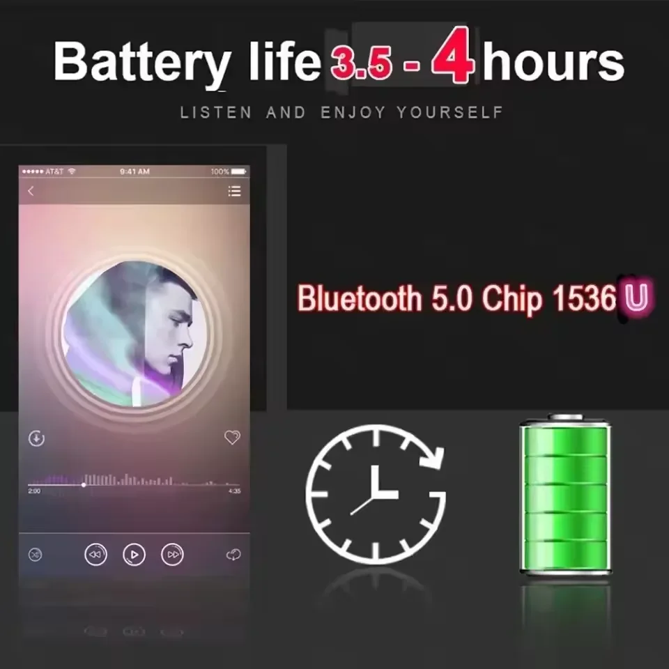 Bluetooth 5.3 New Air Por 5 Wi - огляд і ціна Earphones